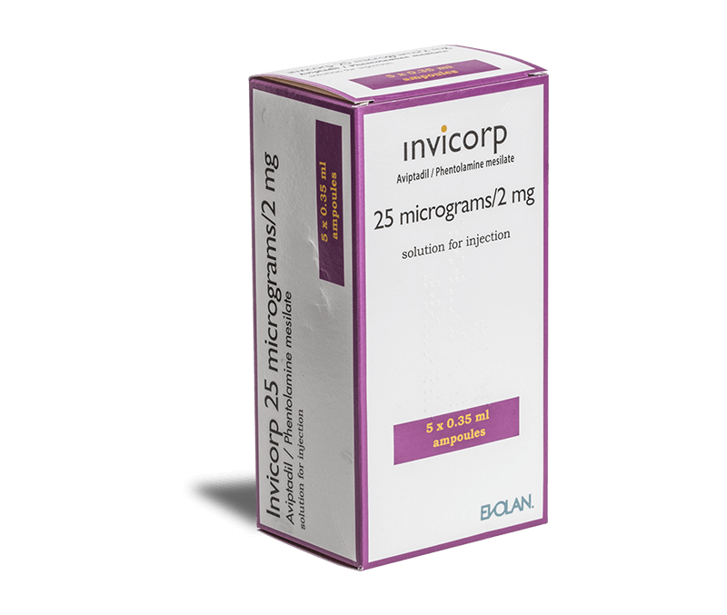 Acheter Invicorp Injection 25mcg/2mg en ligne - Vivami.co