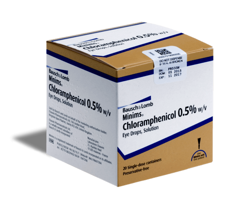 Minims Chloramphénicol